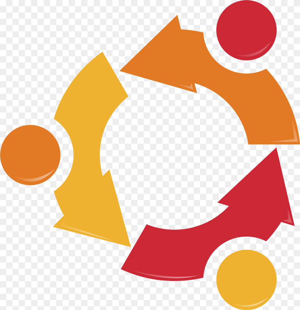 Ubuntu Recycling Logo Ubuntu Linux, Symbol, Device, Grass, Lawn Png Image