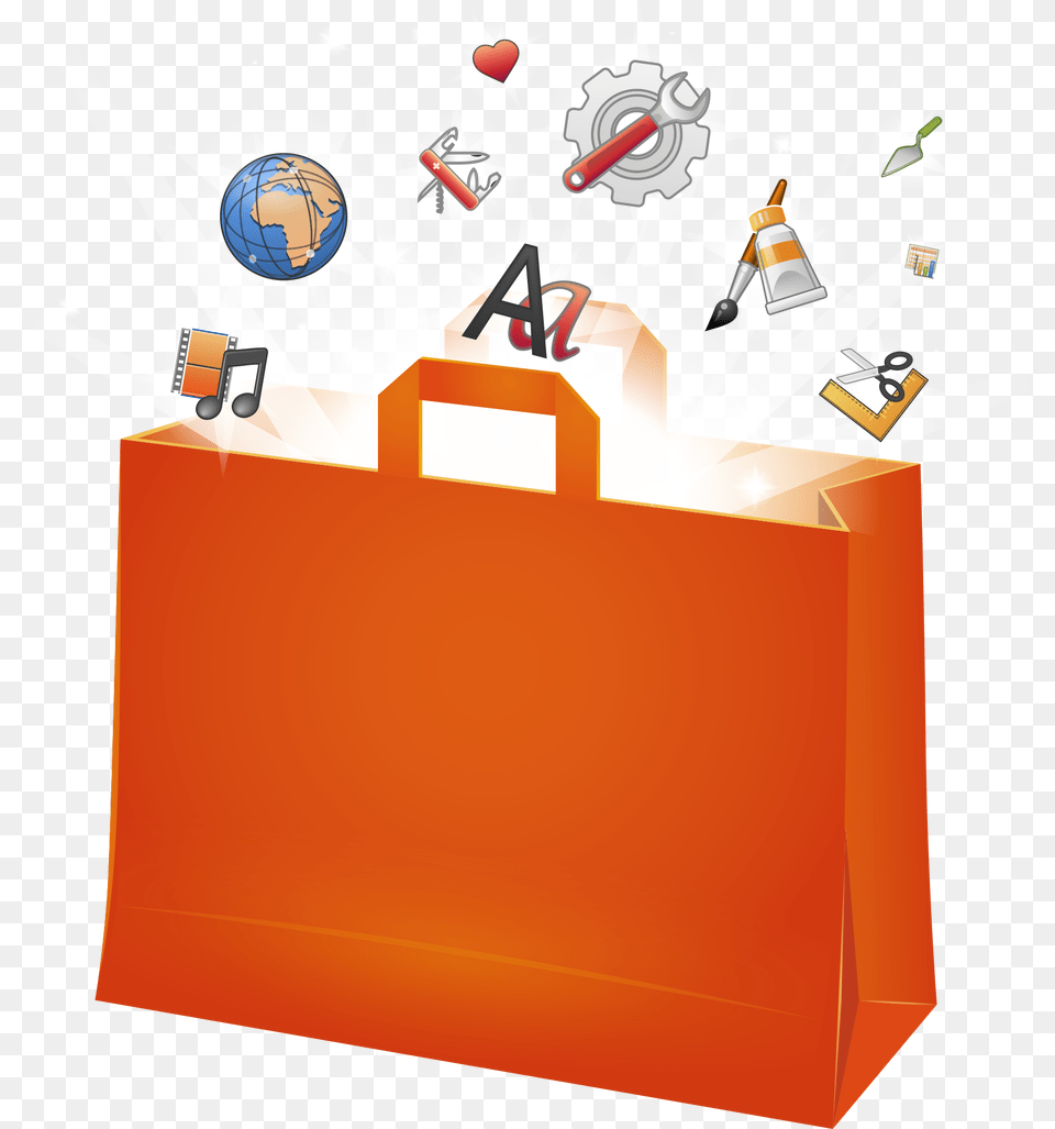 Ubuntu Software Center Icon V2 Ubuntu Software Center, Bag, Shopping Bag Free Png Download