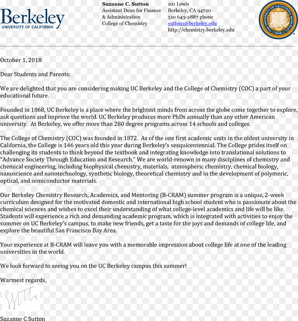 Uc Berkeley Offer Letter Free Transparent Png