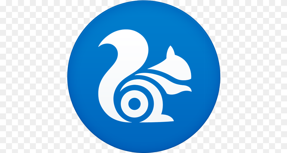 Uc Browser Icon Of Circle Icons Uc Browser Icon, Disk, Logo Free Png Download