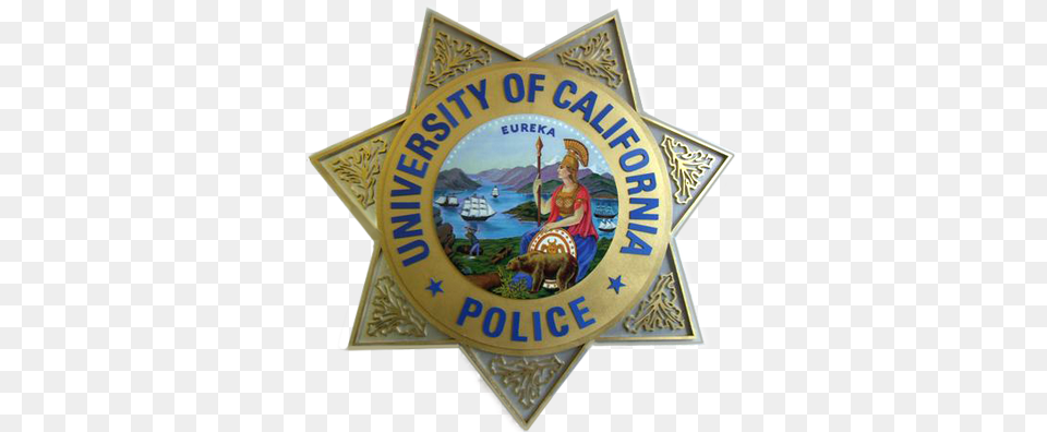 Uc Police Berkeley Ucpdcal Twitter Uc Berkeley Police Logo, Badge, Symbol, Adult, Person Free Transparent Png