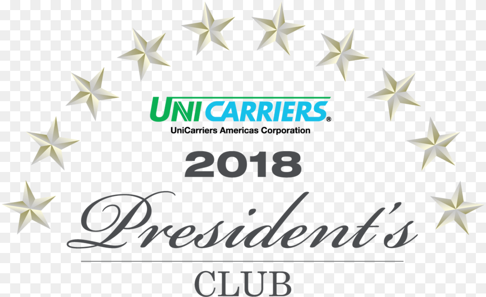 Uca Presidents Club 2018 Logo Gray Event, Star Symbol, Symbol Png Image
