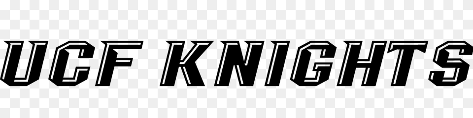 Ucf Knights Font Gray Free Png Download