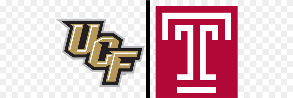 Ucf Temple Ucf Football, Text, First Aid, Number, Symbol Png Image