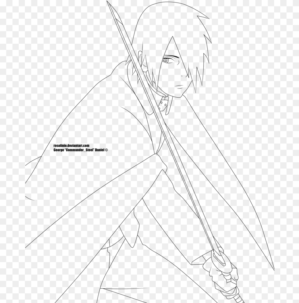 Uchiha Boruto The Movie Clipart Line Art, Lighting, Gray, Nature, Night Free Transparent Png