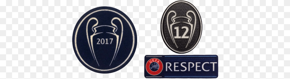 Ucl 2017 Champions Patch Badge Of Honour 12 Patch Official Euro 2016 Patch Set Soccer Jersey Badges Football, Logo, Symbol, Emblem, Hockey Free Transparent Png