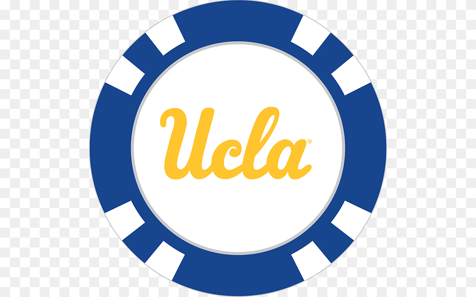 Ucla Bruins Poker Chip Ball Marker, Logo, Rugby, Rugby Ball, Sport Free Png Download