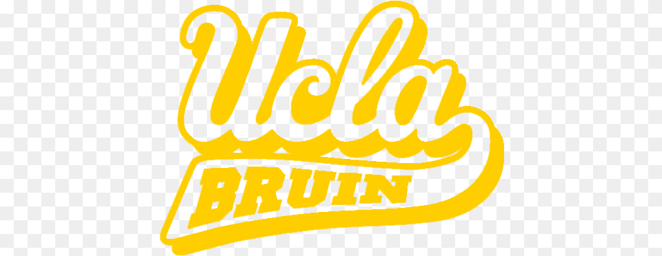 Ucla Yellow Logo Yellow Ucla Logo, Bulldozer, Machine, Text Free Png Download