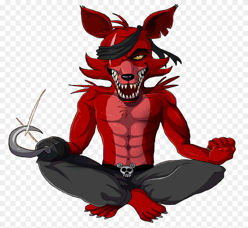 Ucn Spoilers Have A Transparent Buff Anime Foxy, Publication, Book, Comics, Adult Free Png
