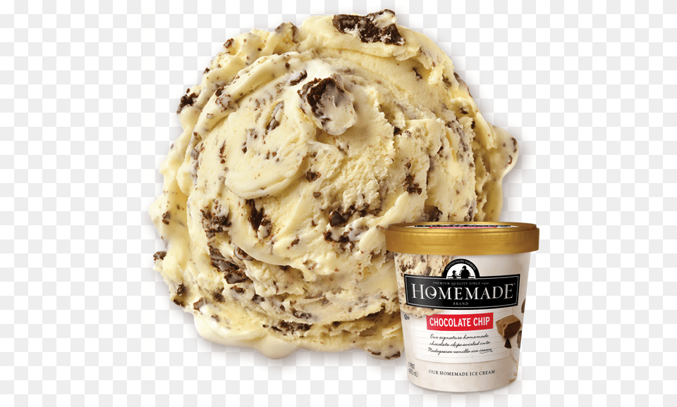 Udf Chocolate Chip Ice Cream, Dessert, Food, Ice Cream, Cup Free Transparent Png