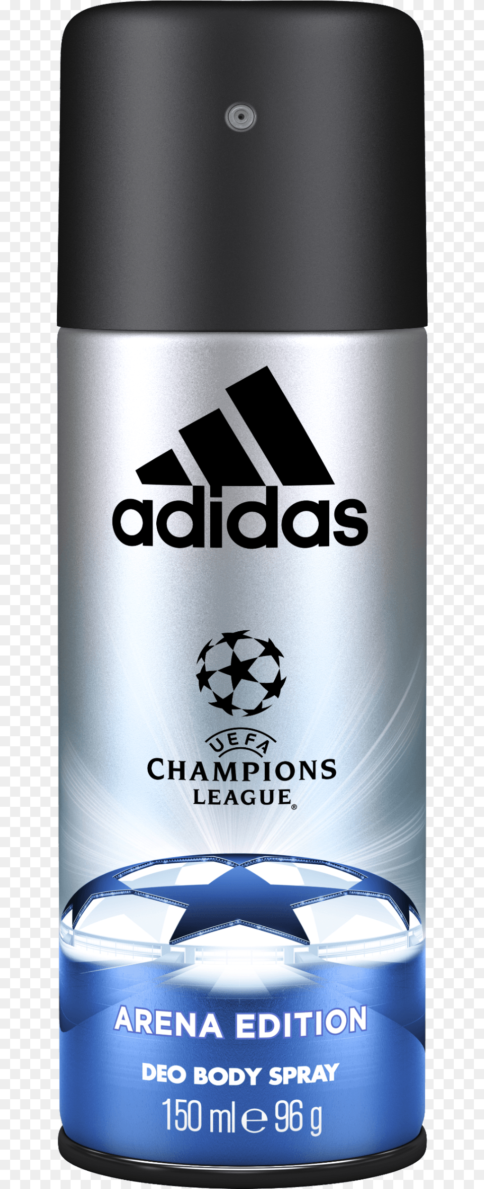 Uefa Champions League Arena Edition Deodorant Body Adidas Deo Champions League, Cosmetics, Can, Tin Free Png
