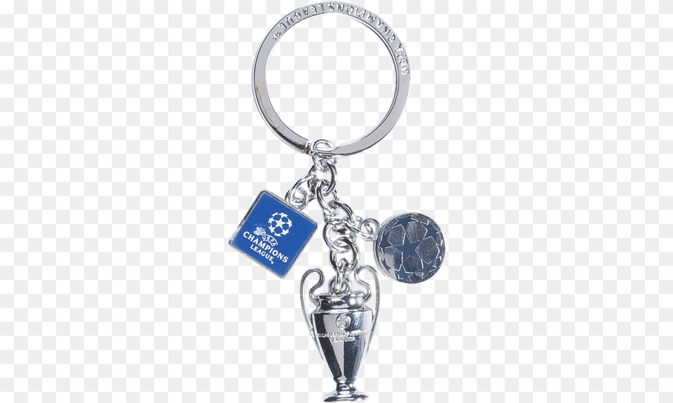 Uefa Champions League Trophy Key Ring And Charm Champions League Keychain, Accessories, Jewelry, Locket, Pendant Free Png