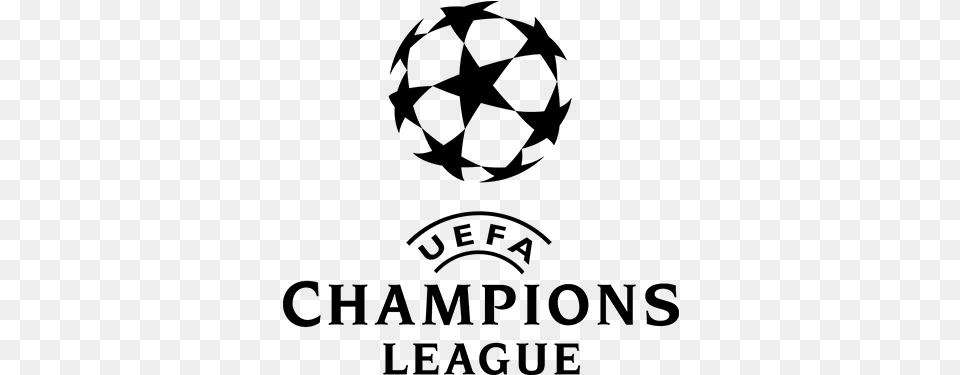 Uefa Champions League Uefa Champions League Logo Svg, Gray Free Png