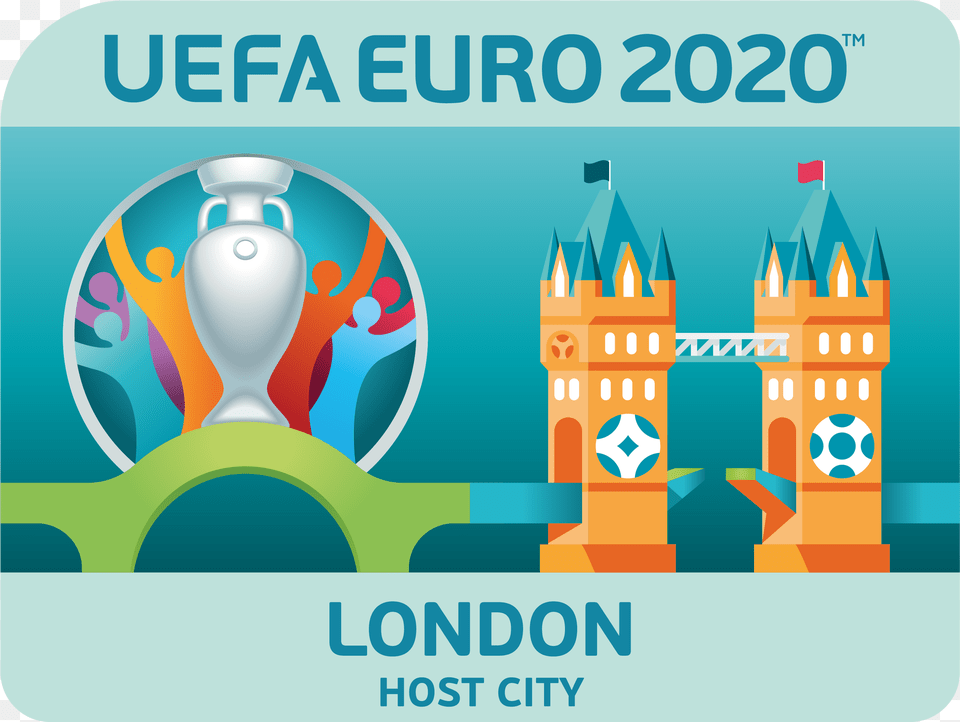 Uefa Euro 2020 Host City Logo Euro 2020 Logo, Advertisement, Poster, Text Free Png Download