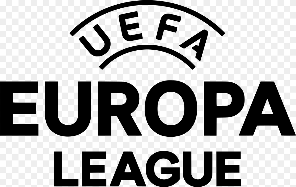 Uefa European League Logo, Gray Png