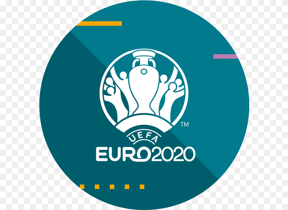 Uefatv Uefa Euro 2020 Logo, Disk Free Png Download