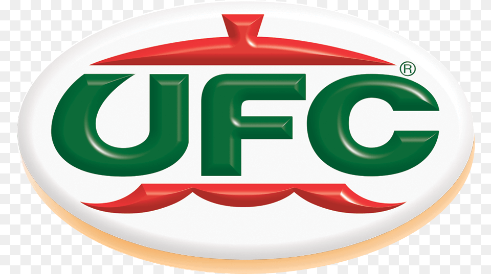 Ufc Banana Ketchup Logo, Badge, Symbol, Plate Free Png