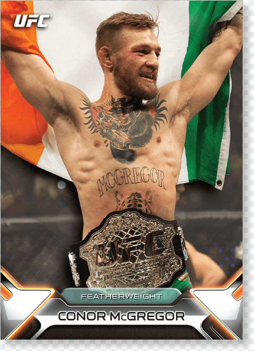 Ufc Cards Conor Mcgregor, Tattoo, Skin, Person, Man Png Image