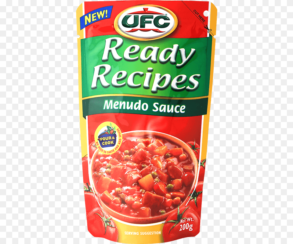 Ufc Ready Recipe Menudo Sauce, Food, Meal, Ketchup, Dish Free Png