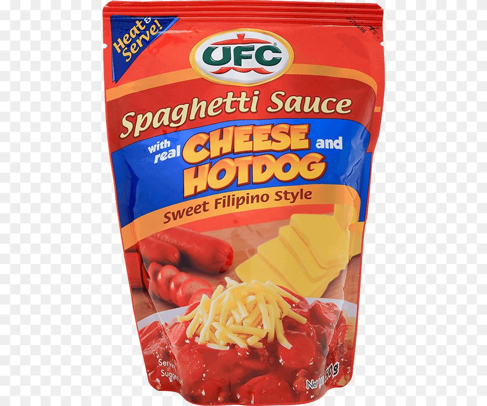 Ufc Spaghetti Sauce Cheese Hotdog Tomato Sauce, Food, Ketchup Free Png
