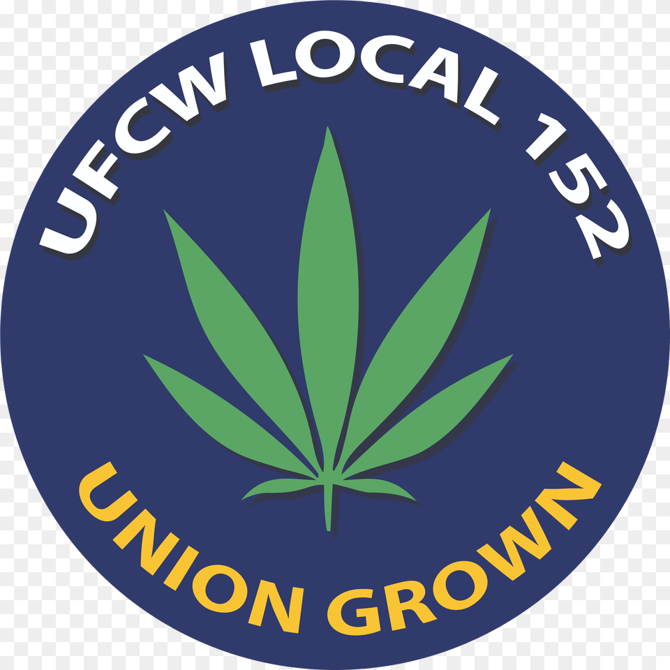 Ufcw Local 152 Cannabis Logo Prohibido Fumar, Leaf, Plant, Hemp Free Transparent Png