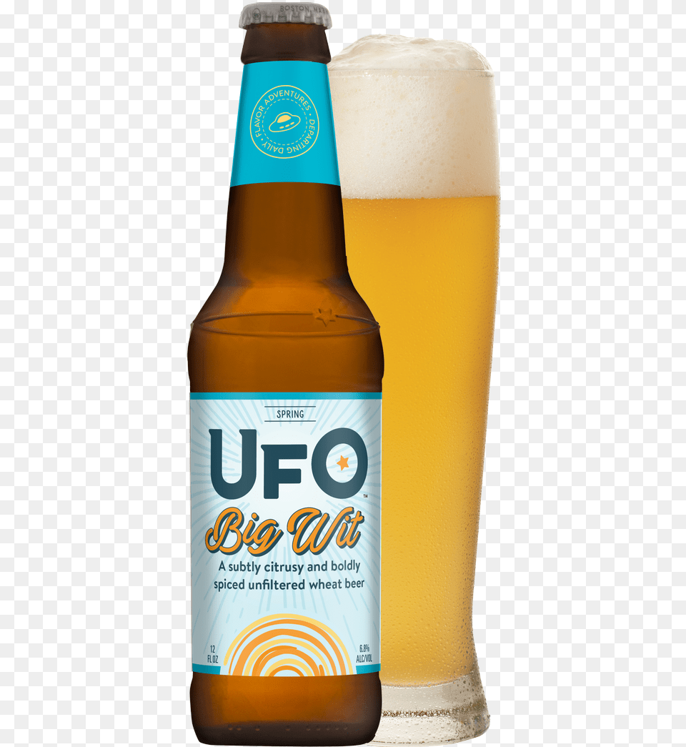 Ufo Big Wit, Alcohol, Beer, Beer Bottle, Beverage Free Png