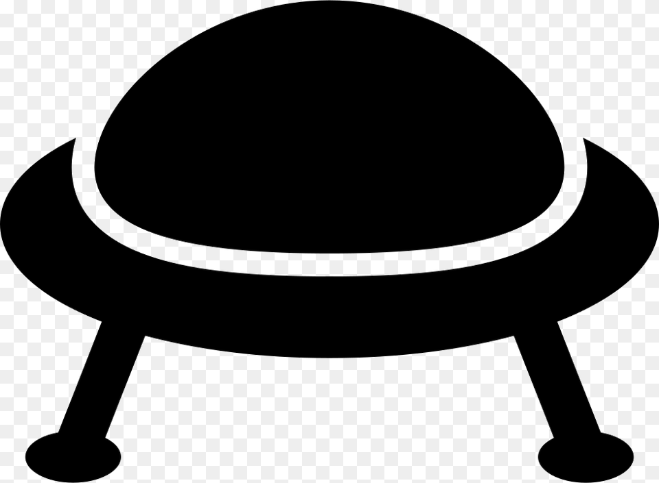Ufo Spacecraft Icon, Clothing, Hardhat, Helmet, Silhouette Free Png
