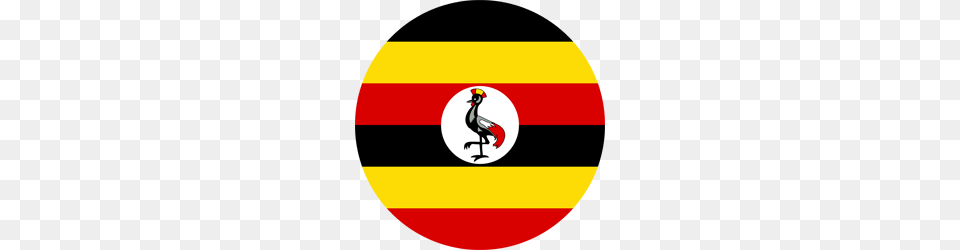 Uganda Flag Emoji, Logo, Animal, Bird Png Image
