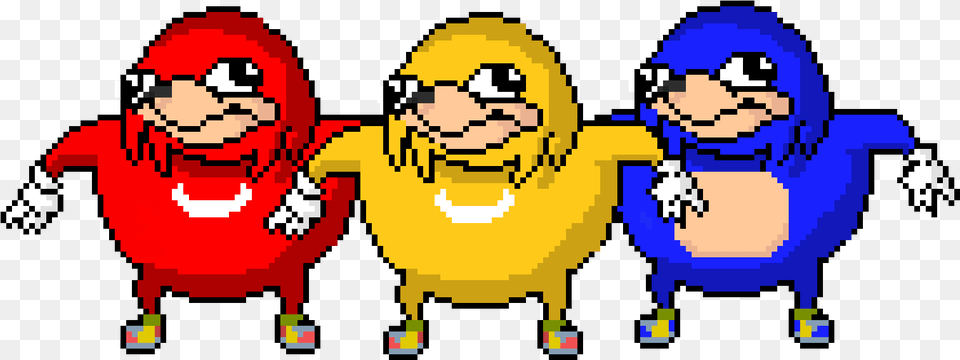 Ugandan Knuckles Red Blue And Yellow Blue Red And Yellow Ugandan Knuckles, Person, Dynamite, Weapon Free Png Download