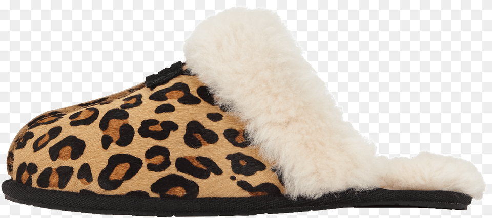 Ugg Australia Scuffette Animal Print Slippers Specially Slip On Shoe, Clothing, Footwear, Cat, Mammal Free Png