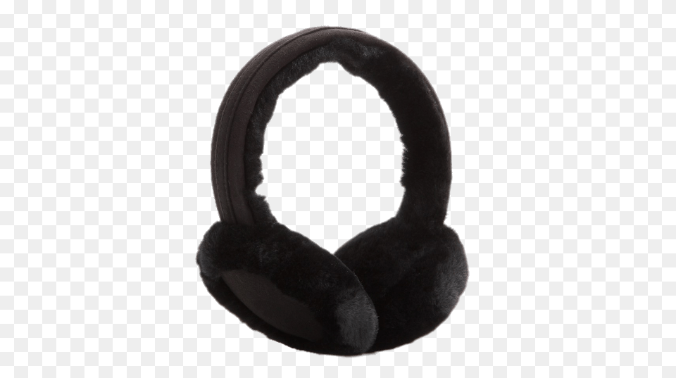 Ugg Black Earmuffs, Clothing, Fur, Electronics Png Image