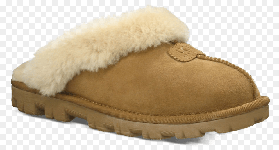 Ugg Chestnut Ugg Slippers, Clothing, Footwear, Shoe, Suede Free Png