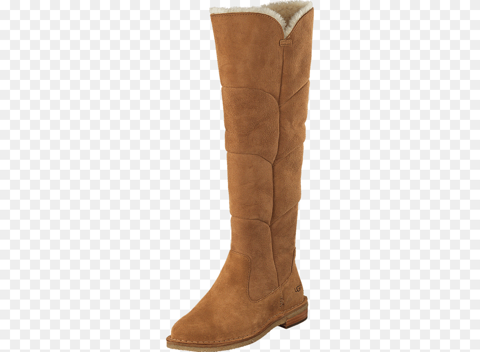 Ugg Samantha Chestnut Boot, Clothing, Footwear, Person Free Transparent Png