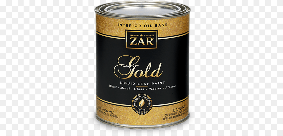 Ugl Zar Interior Oil Base Gold Liquid Leaf Paint Liquid Gold Leaf Paint, Tin, Can Png Image