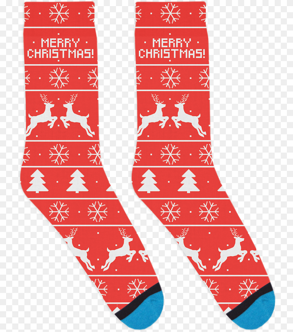 Uglier Christmas Sweater Socks Calze Personalizzate Con Faccia, Clothing, Hosiery, Sock, Animal Png