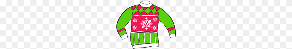 Ugly Christmas Sweater Clip Art Happy Holidays, Clothing, Knitwear, Hoodie, Sweatshirt Free Transparent Png