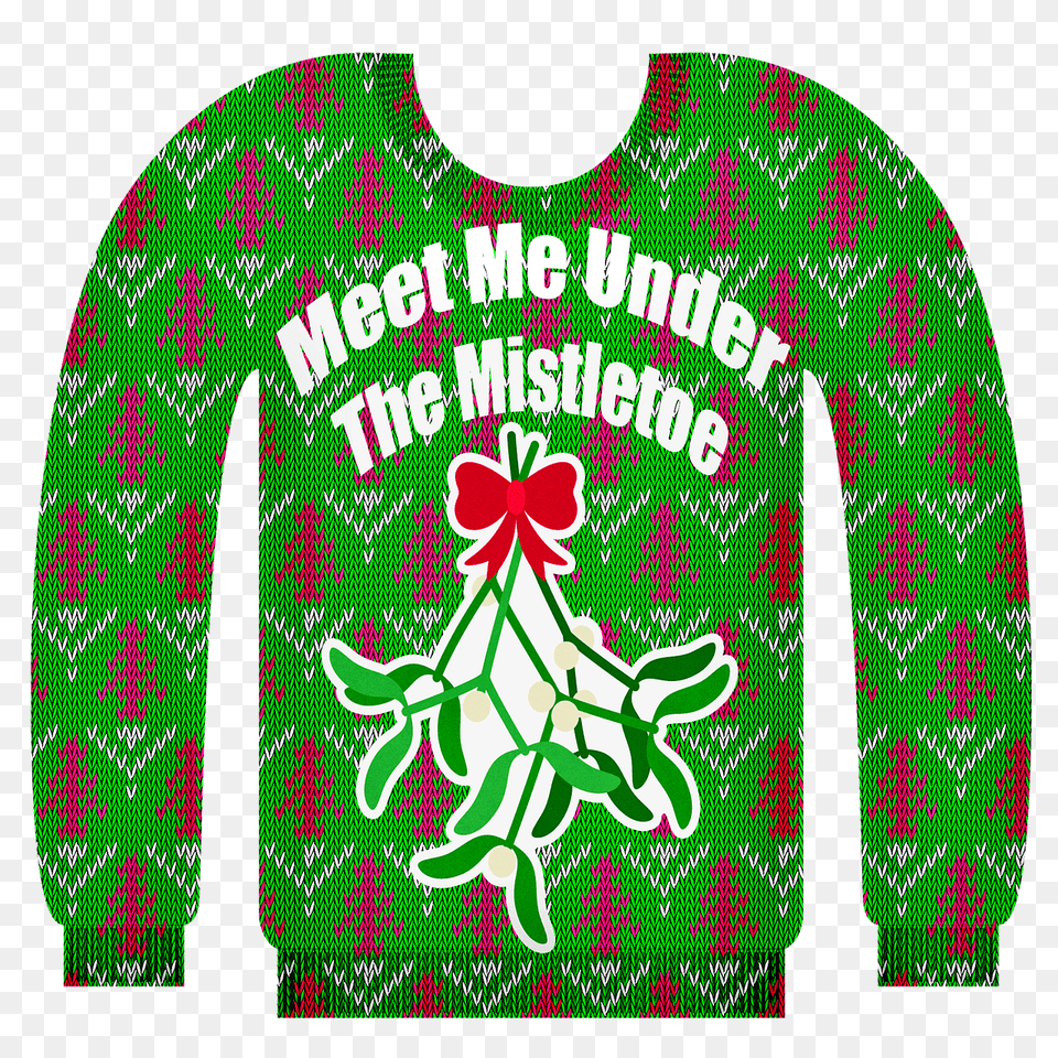 Ugly Christmas Sweater Clipart, Clothing, Knitwear, Sweatshirt Free Png