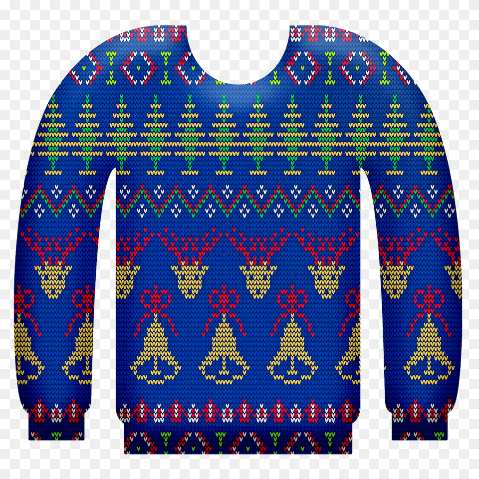 Ugly Christmas Sweater Clipart, Clothing, Knitwear, Pattern Free Transparent Png