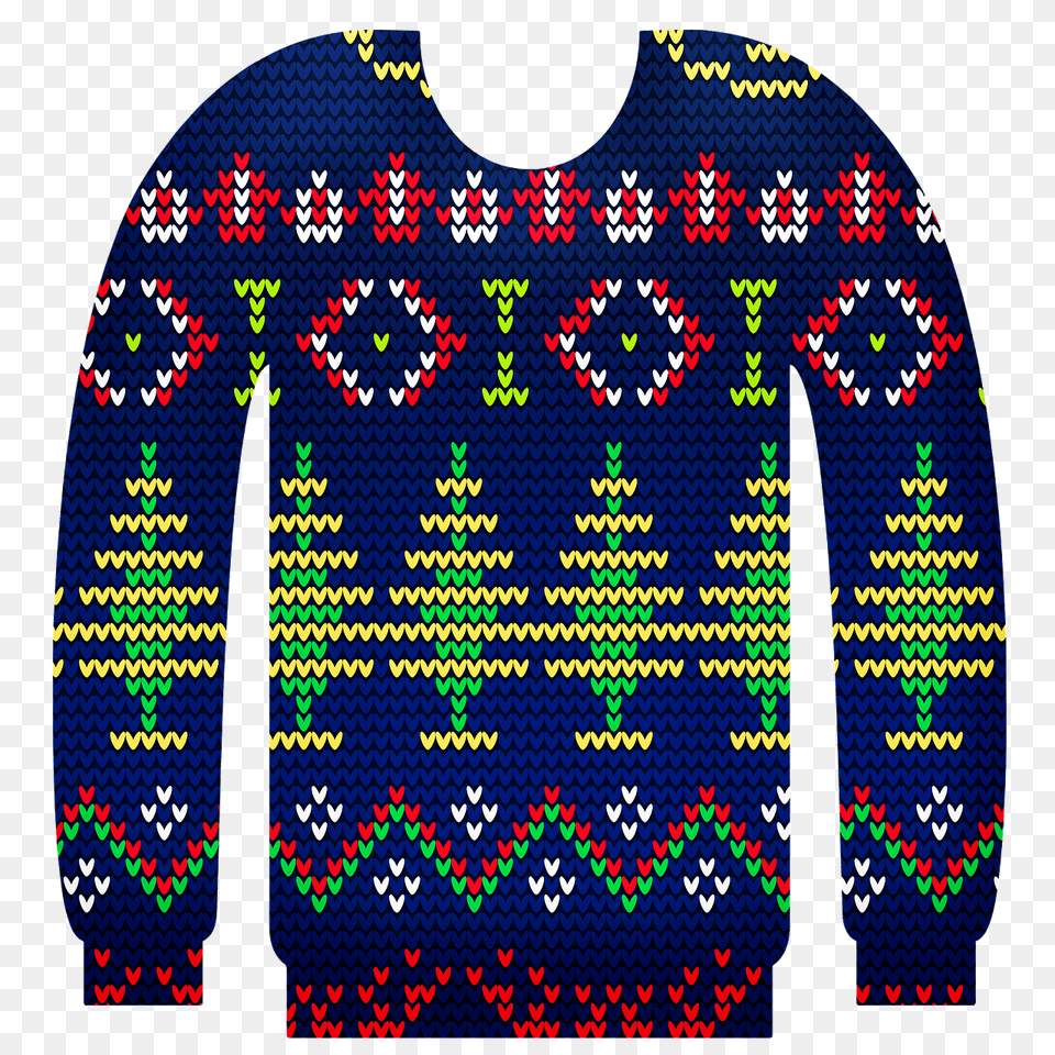 Ugly Christmas Sweater Clipart, Clothing, Knitwear Free Png Download