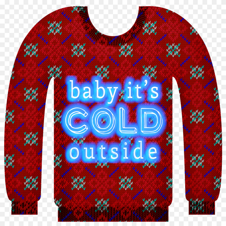 Ugly Christmas Sweater Clipart, Clothing, Knitwear, Sweatshirt Png Image