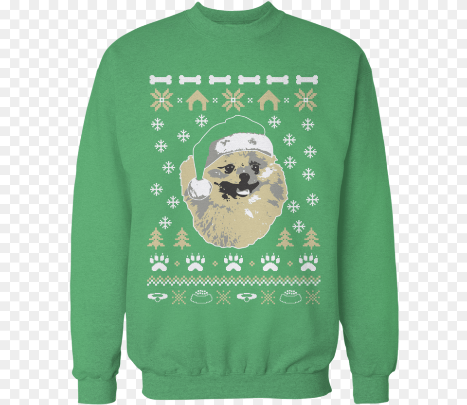 Ugly Christmas Sweater Corgi, Sweatshirt, Clothing, Knitwear, Hoodie Png