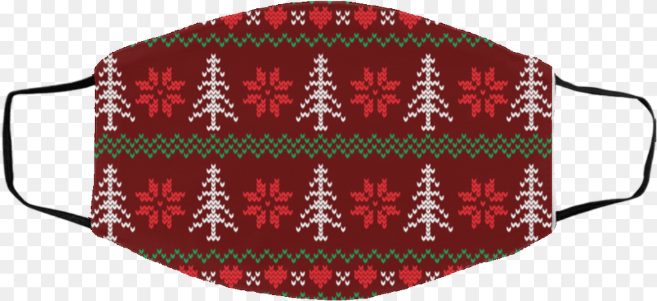 Ugly Christmas Sweater Covid Christmas 2020 Face Mask Decorative, Accessories, Bag, Handbag, Formal Wear Free Png Download