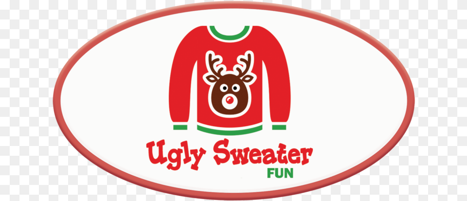 Ugly Christmas Sweater Day Line, Logo, Plate Free Png