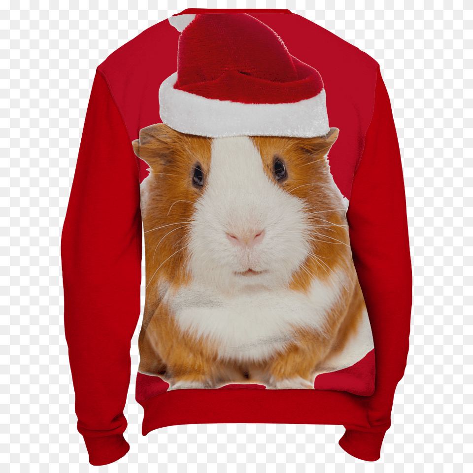 Ugly Christmas Sweater Guinea Pig Thatstoreyoulike, Sweatshirt, Clothing, Hoodie, Knitwear Png