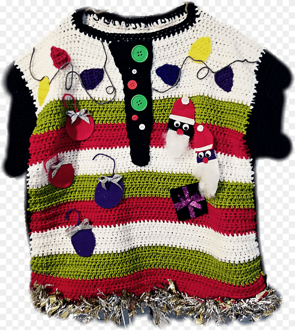 Ugly Christmas Sweater Uglychristmassweater Sticker Woolen Free Png