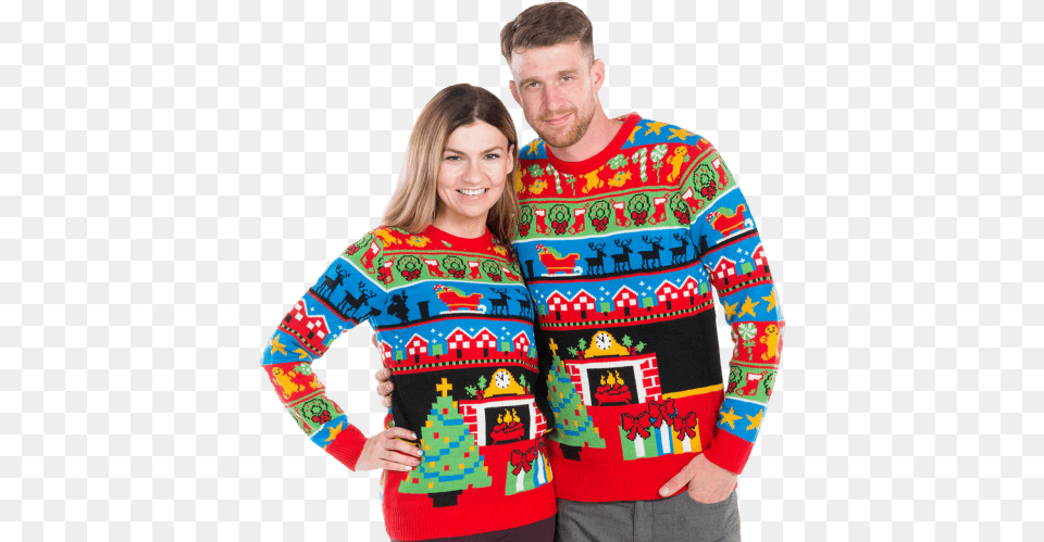 Ugly Christmas Sweaters Case Study Ugly Christmas Sweaters Canada, Adult, Sweater, Person, Woman Free Png Download