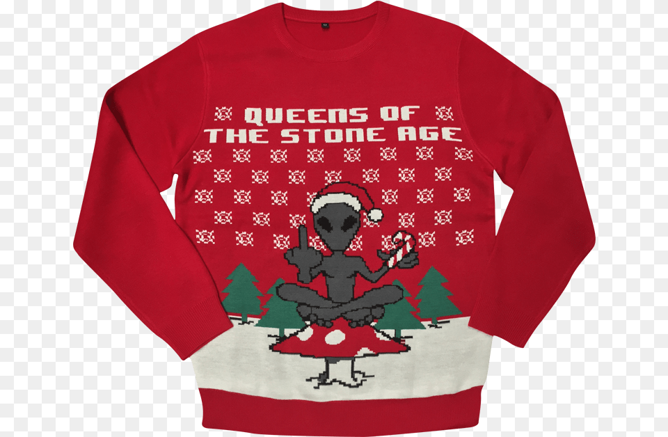 Ugly Christmas Sweaters From Bands Blink 182 Ugly Christmas Sweater, Long Sleeve, Clothing, Knitwear, Sleeve Png Image