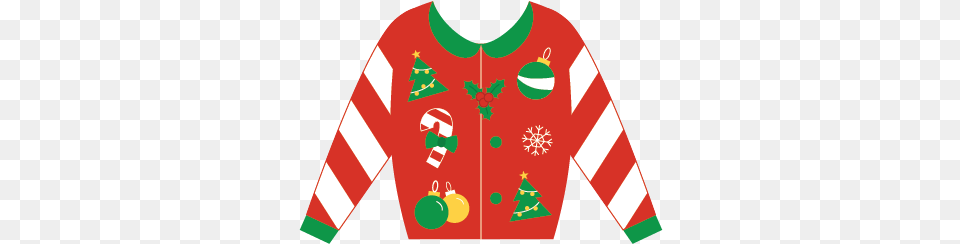 Ugly Christmas Sweaters Ugly Christmas Sweater Clipart, Clothing, Knitwear, Coat, Jacket Png Image