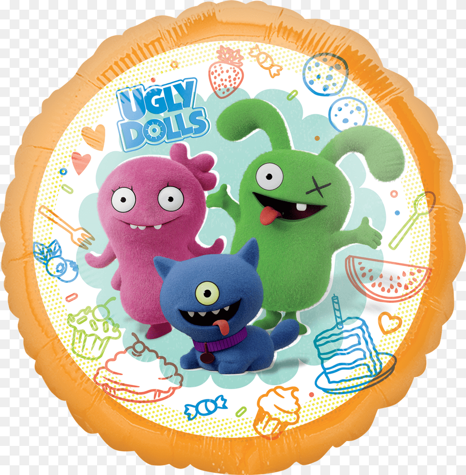 Ugly Dolls Birthday Party, Plush, Toy, Applique, Pattern Png