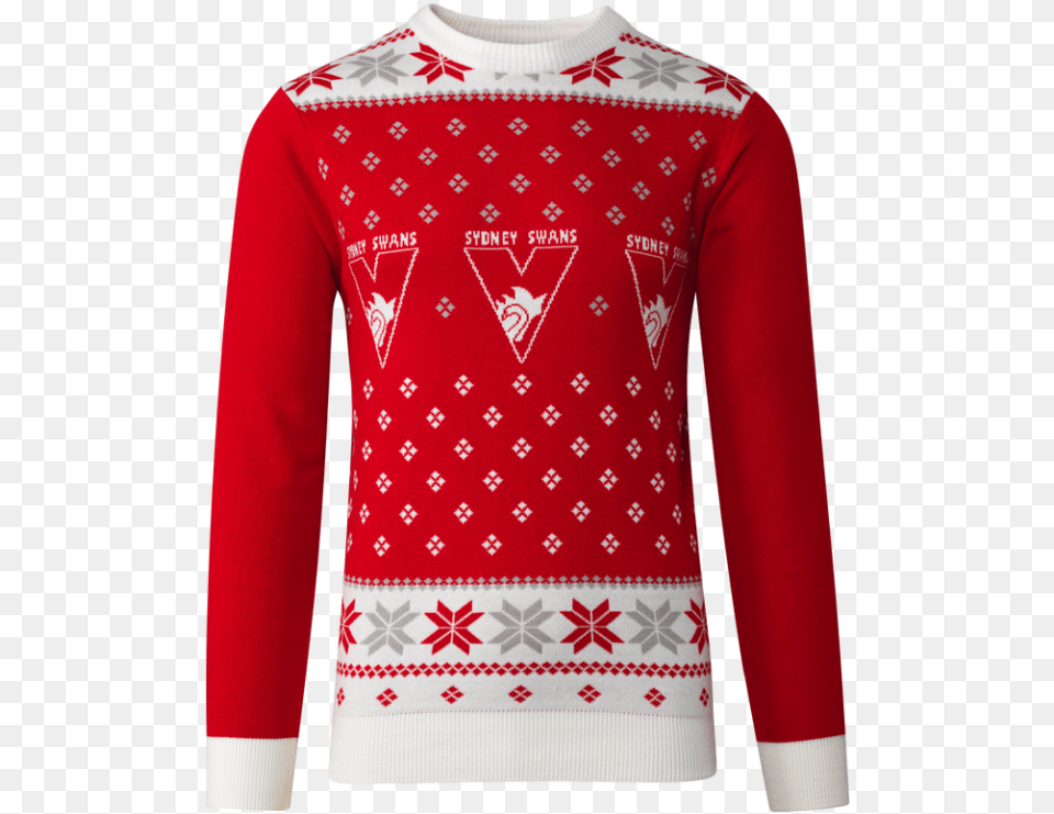 Ugly Dress Collingwood Magpies Ugly Sweater, Clothing, Knitwear, Long Sleeve, Sleeve Free Png Download